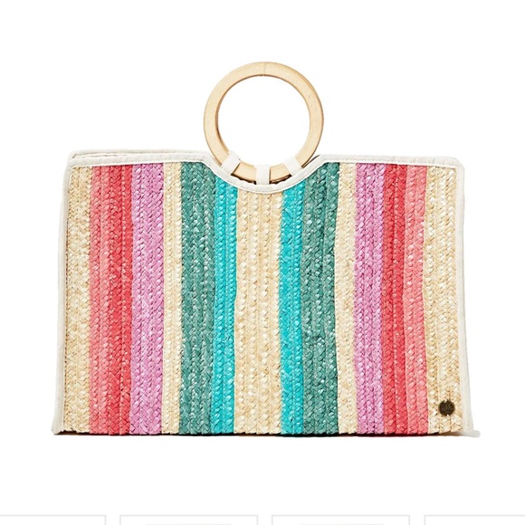 Billabong Handbags - NWT Billabong Straw Tote